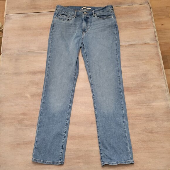 Levi's Classic Straight Jeans Medium Wash Women size 8 (29x30) - Picture 1 of 6